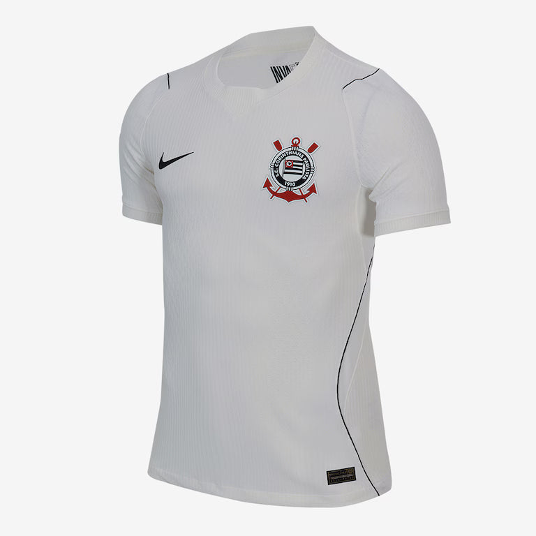 Camisa Corinthians I 2026/27 Branca Jogador - vista frontal