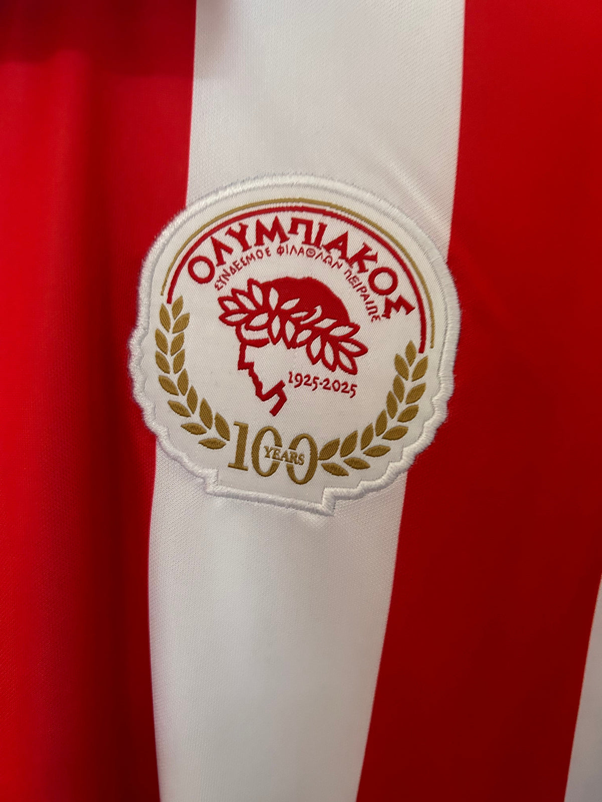 Camisa Olympiacos Edição 100 Anos 2025/26 - Torcedor