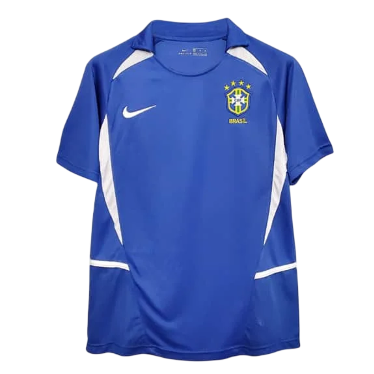 Camisa Retrô Brasil II 2002 Azul - foto 2