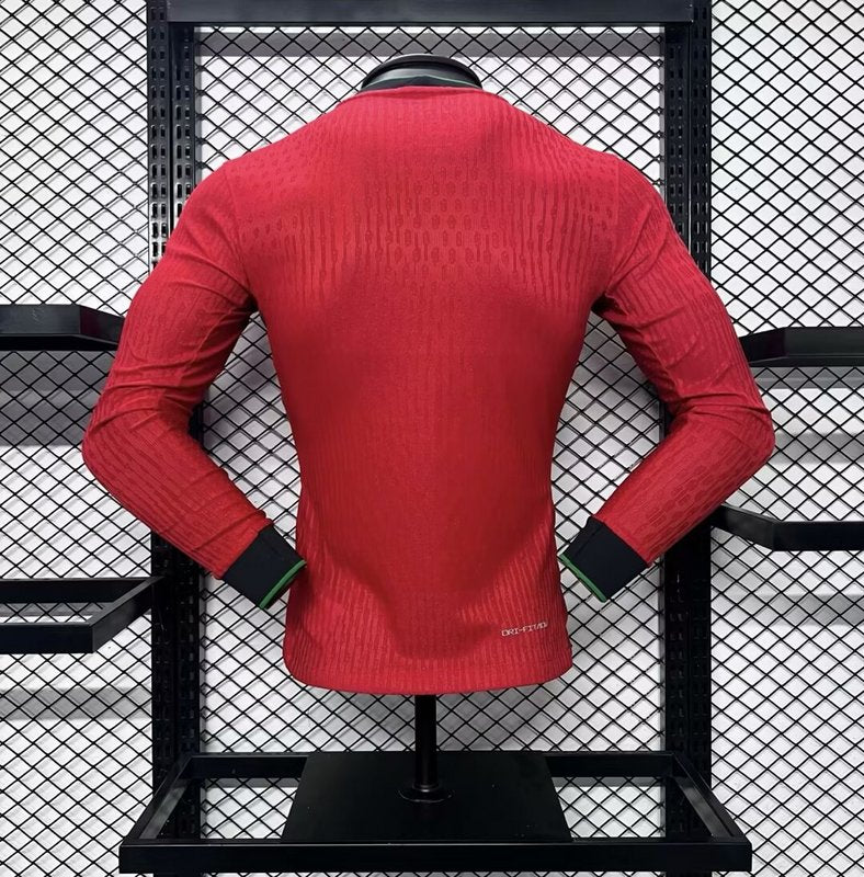 Camisa Portugal Eurocopa I 2024/25 Manga Longa - Jogador