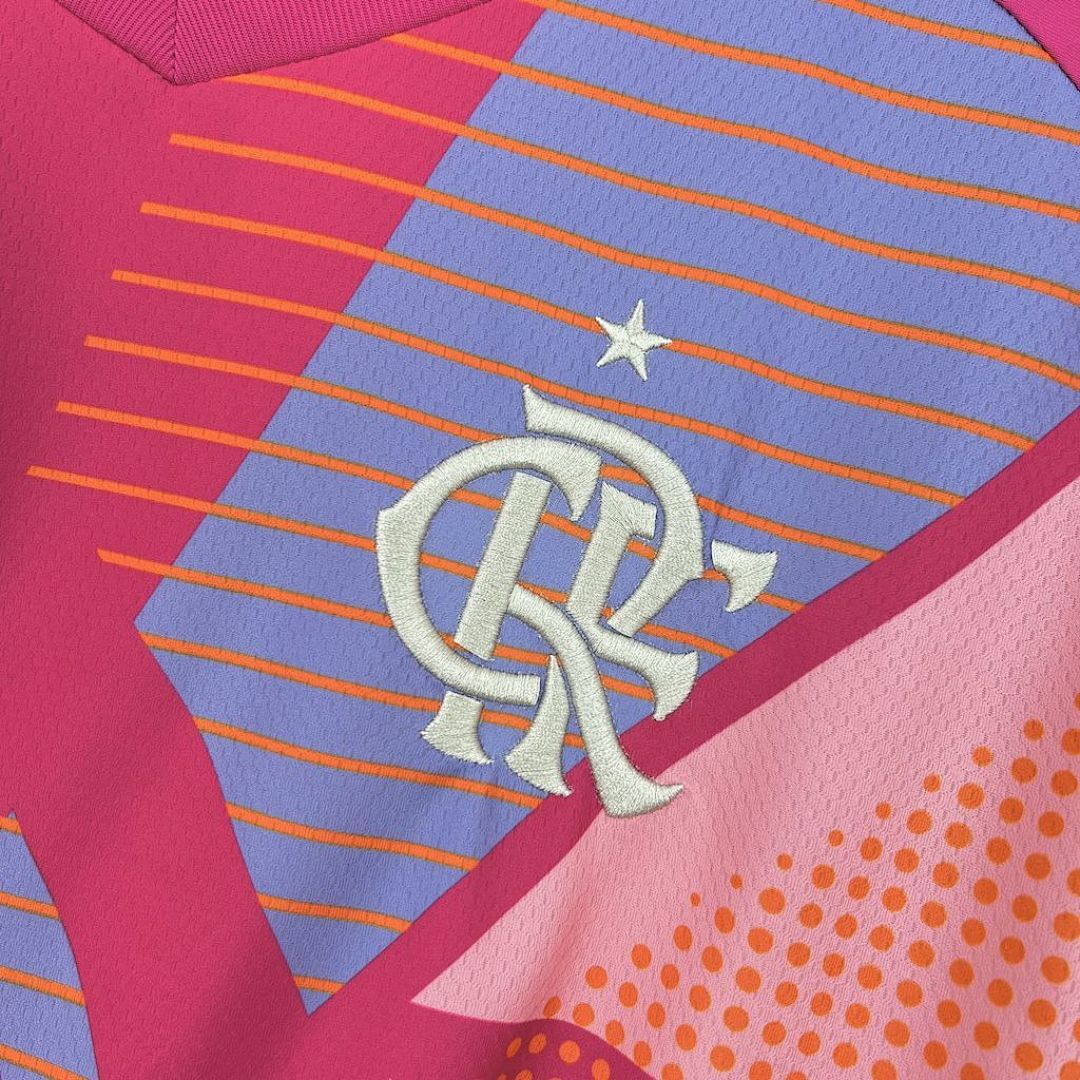 Camisa Flamengo Goleiro 2025/26 Rosa - Torcedor