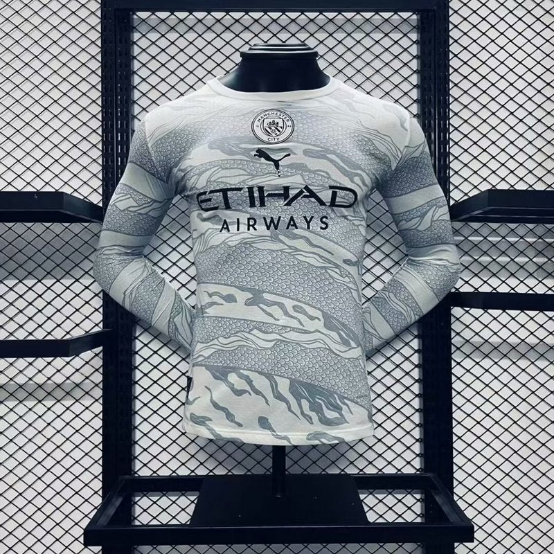 Camisa Manchester City Versi Edição Especial 2024/25 Manga Longa - Jogador