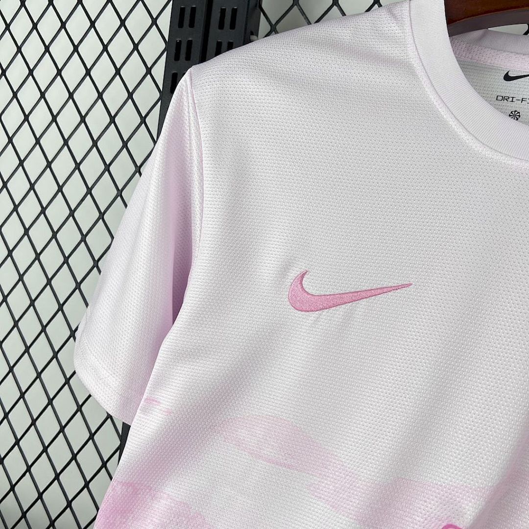 Camisa Brasil 2025/26 Branca e Rosa - Torcedor