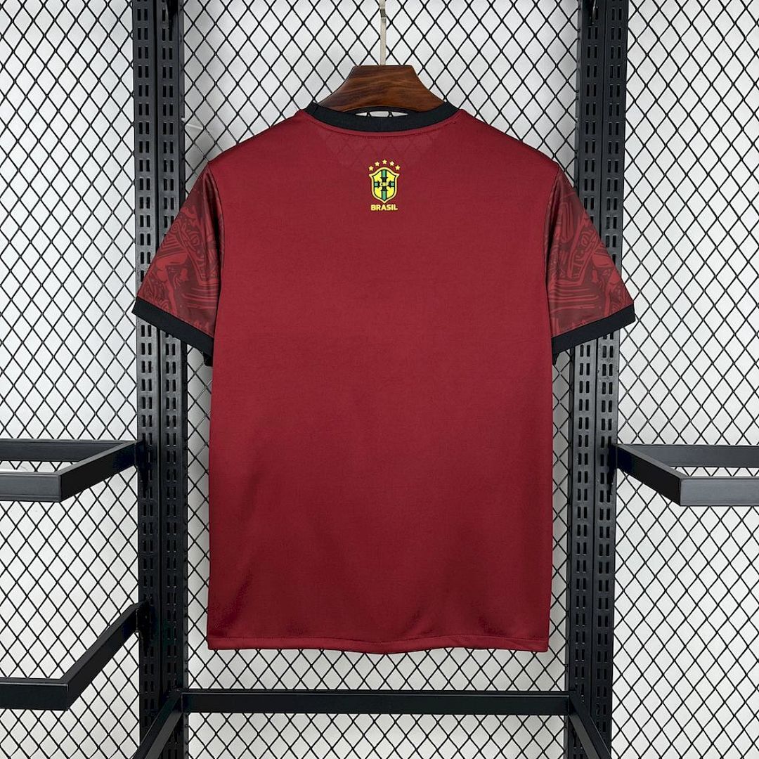 Camisa Brasil Jordan Edição Especial 2025/26 Bordô - Torcedor