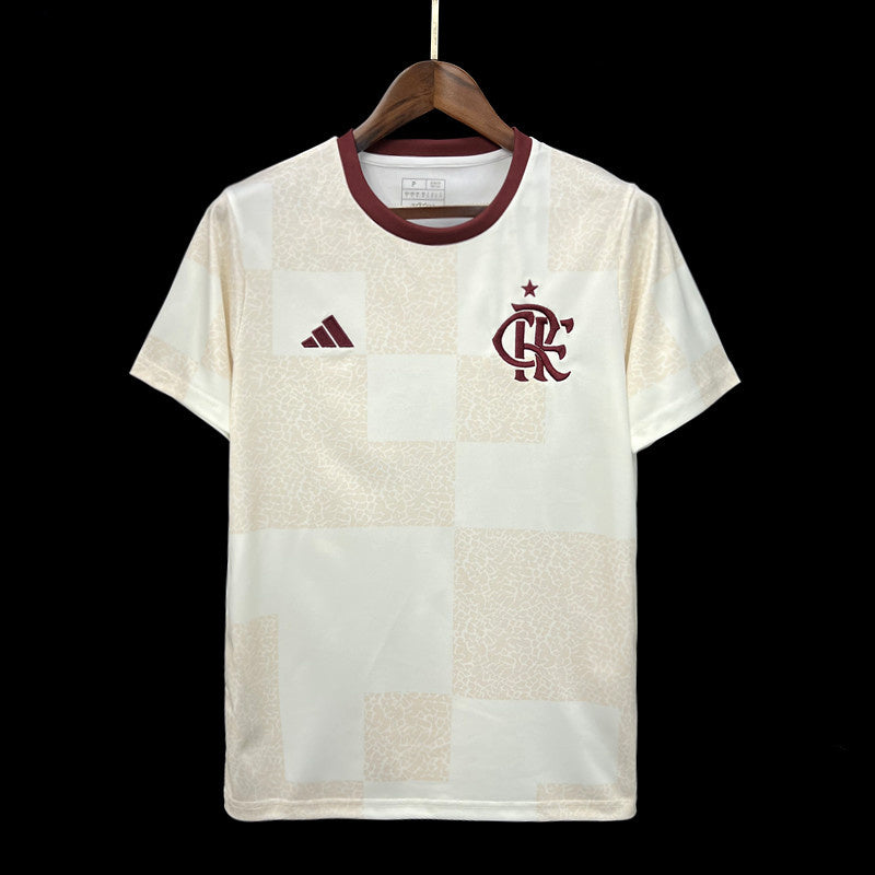 Camisa Flamengo Treino 2024/25 Branca - Torcedor