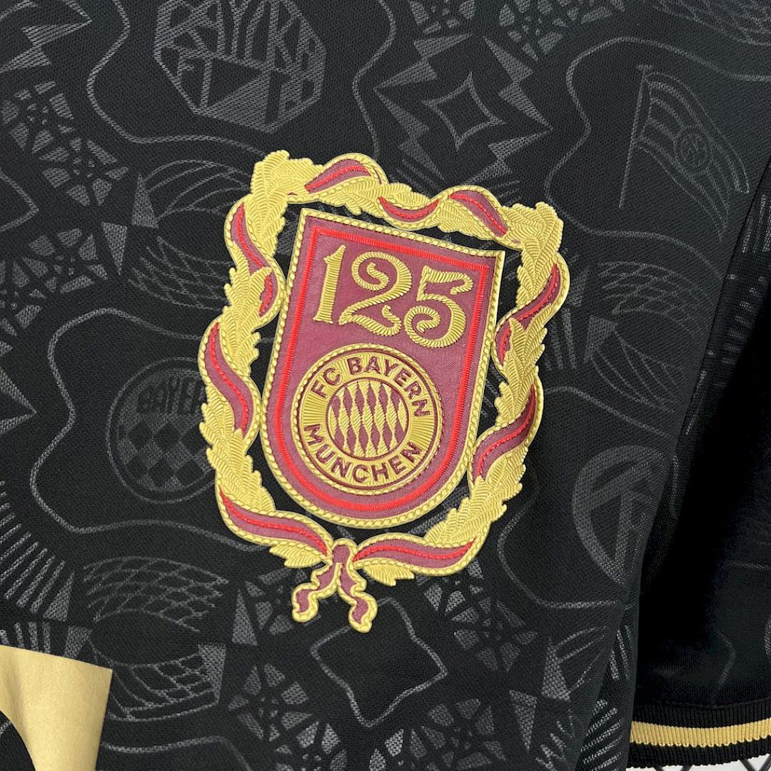 Camisa Bayern de Munique Edição 125 Anos 2024/25 Preta - Torcedor