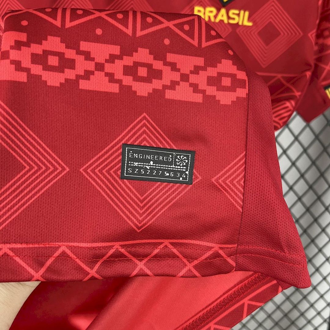 Camisa Brasil Jordan Edição Especial 2025/26 Vermelha - Torcedor