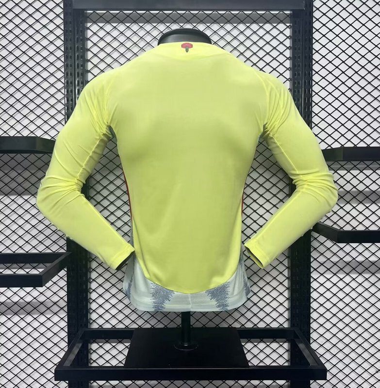 Camisa Espanha Eurocopa II 2024/25 Manga Longa - Jogador