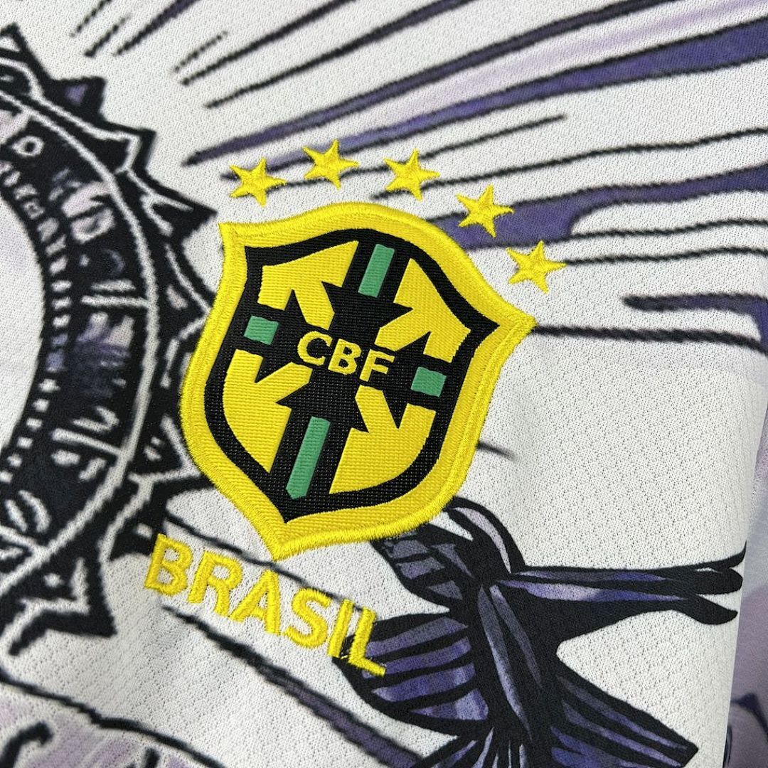 Camisa Brasil Dark 2025/26 Roxa - Torcedor