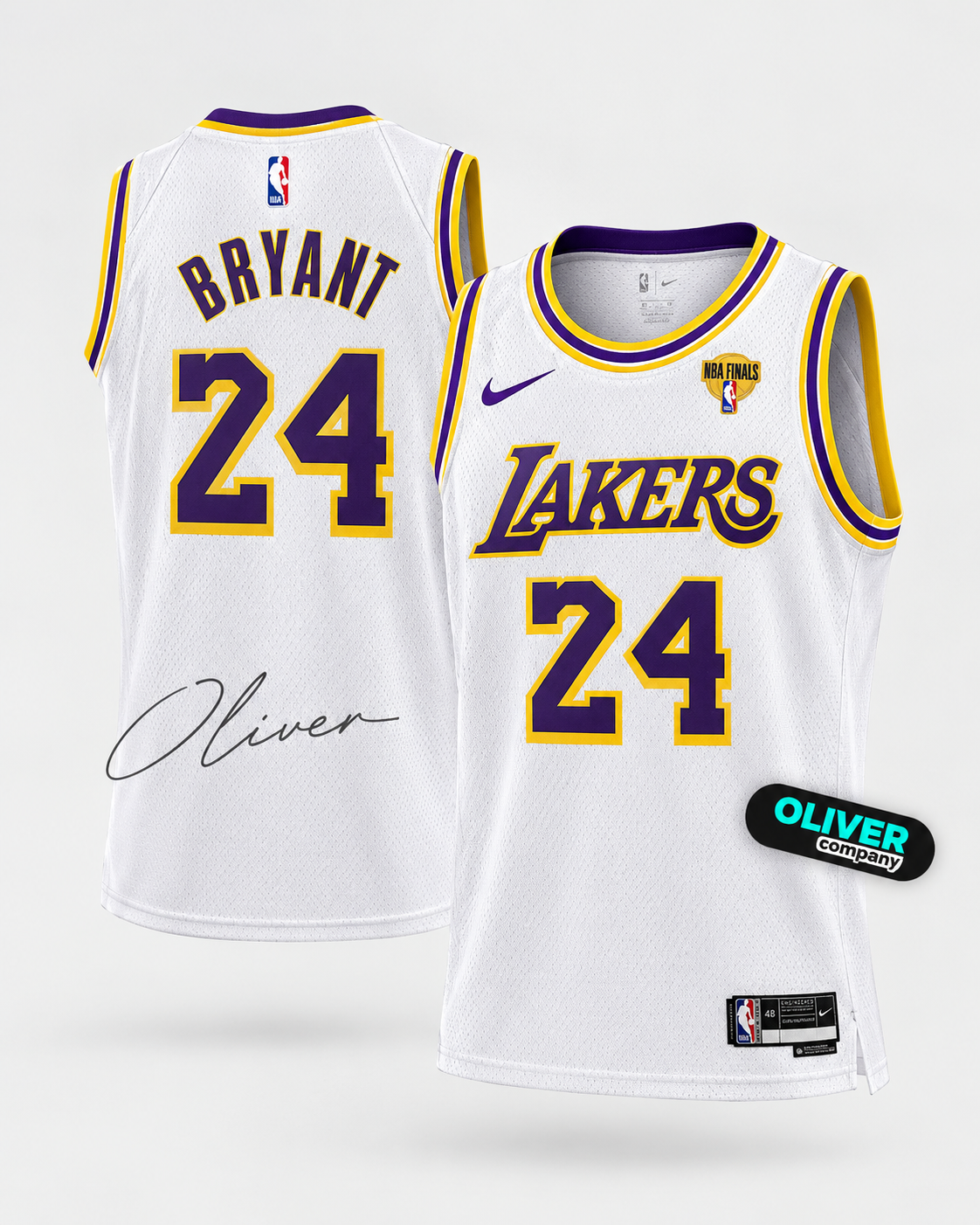 Regata NBA Los Angeles Lakers Branca Masculina