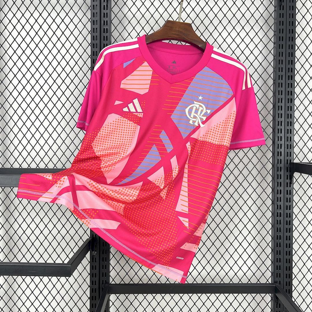 Camisa Flamengo Goleiro 2025/26 Rosa - Torcedor
