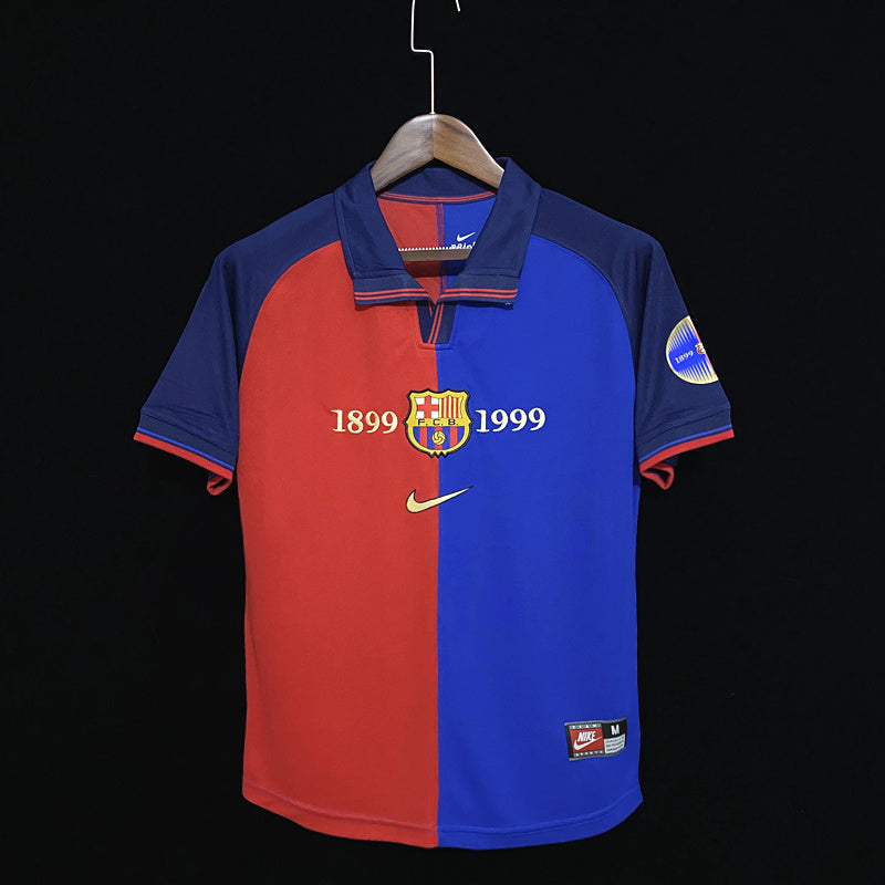 Camisa Retrô Barcelona Edição 100 Anos