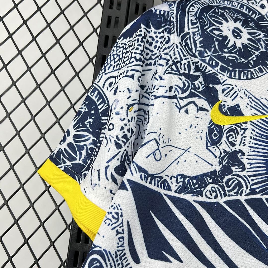 Camisa Brasil 2025/26 Branca e Azul - Torcedor