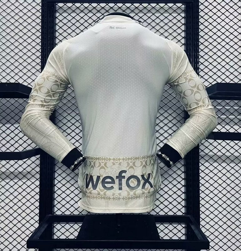 Camisa Milan Edição Collab 2024/25 Manga Longa - Jogador