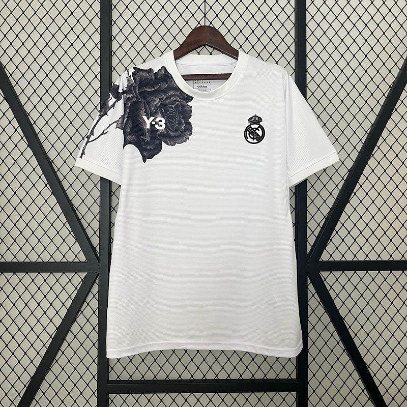 Camisa Real Madrid Y3 2024/25 Branca - Torcedor