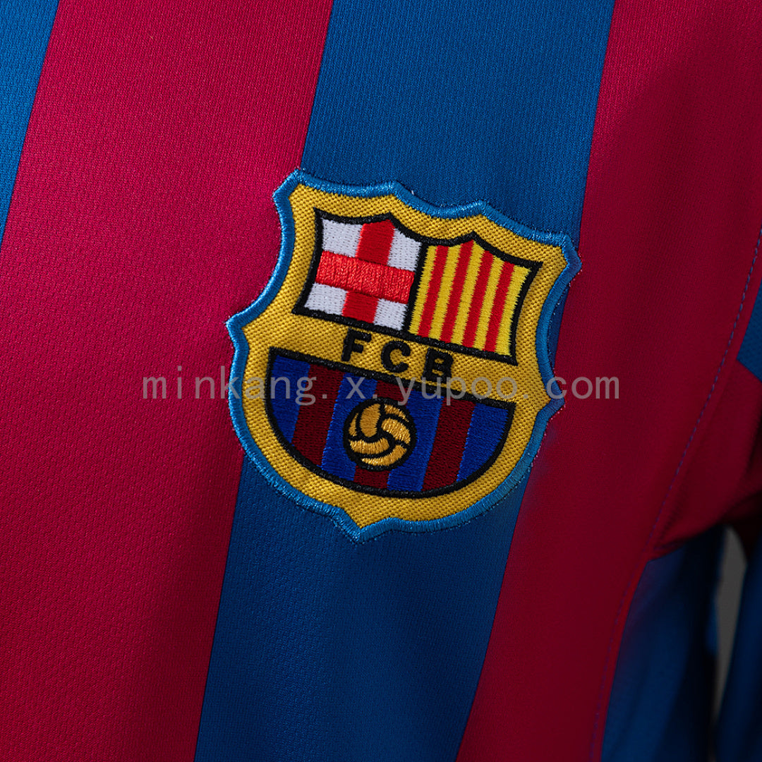 Camisa Retrô Barcelona I Edição Champions League 2005/06