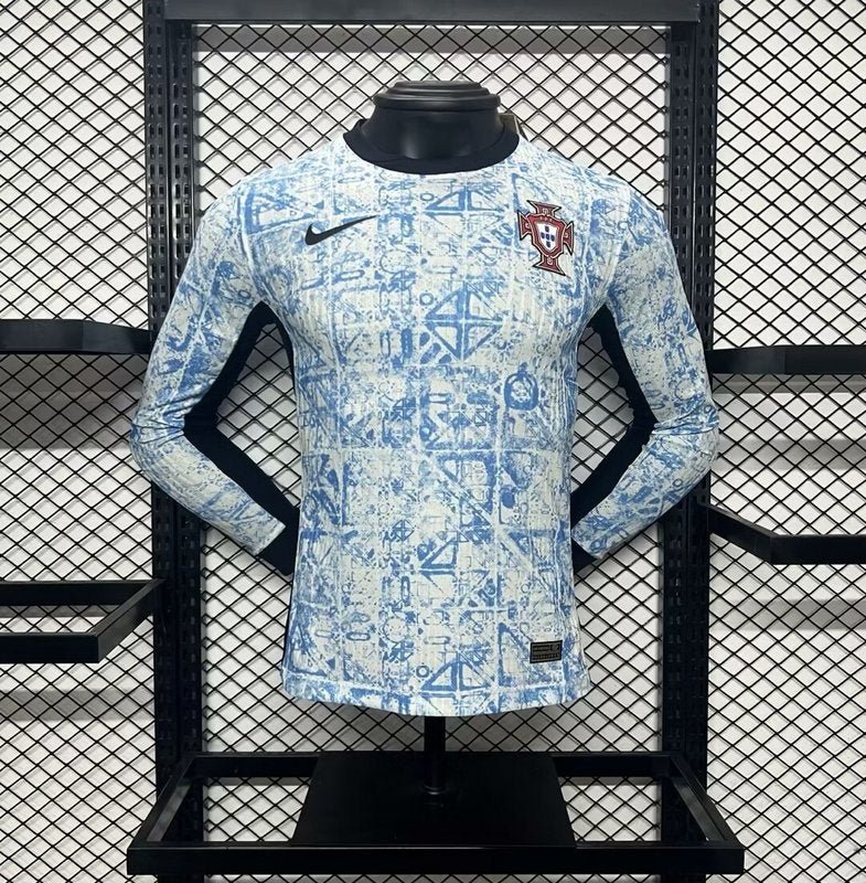Camisa Portugal Eurocopa II 2024/25 Manga Longa - Jogador