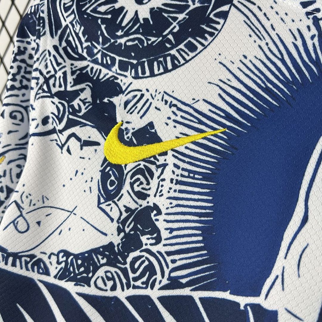 Camisa Brasil 2025/26 Branca e Azul - Torcedor