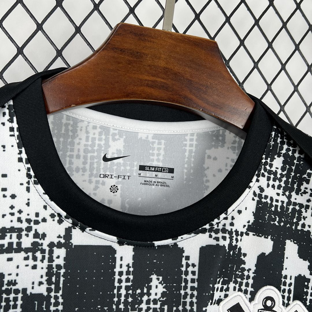 Camisa Corinthians Pré-Jogo 2025/26 Roxa - Torcedor - foto 2