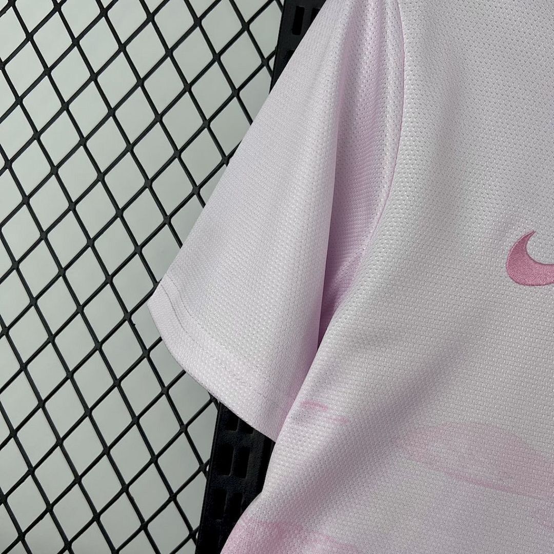 Camisa Brasil 2025/26 Branca e Rosa - Torcedor