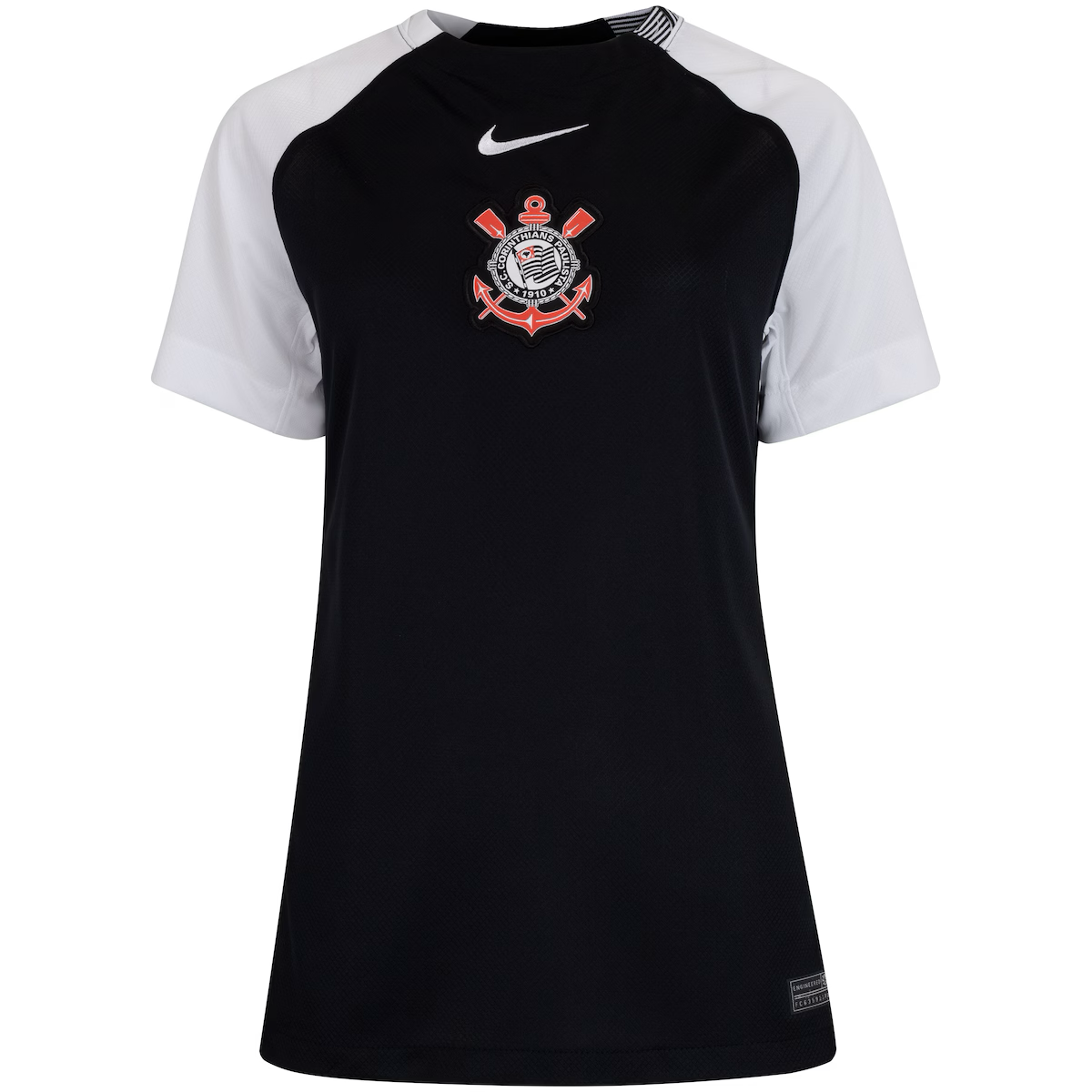 Camisa Corinthians II 2025/26 Preta Feminina - Torcedor