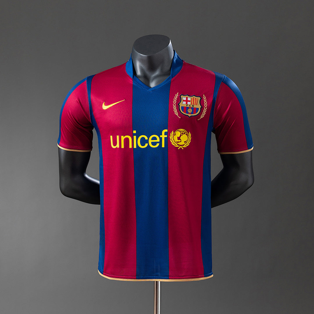 Camisa Retrô Barcelona I 2007/08 - Jogador