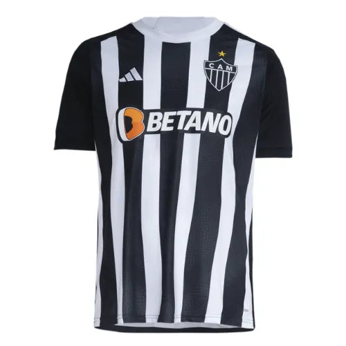 Camisa Atlético Mineiro I 2024/25 Preta e Branca - Torcedor