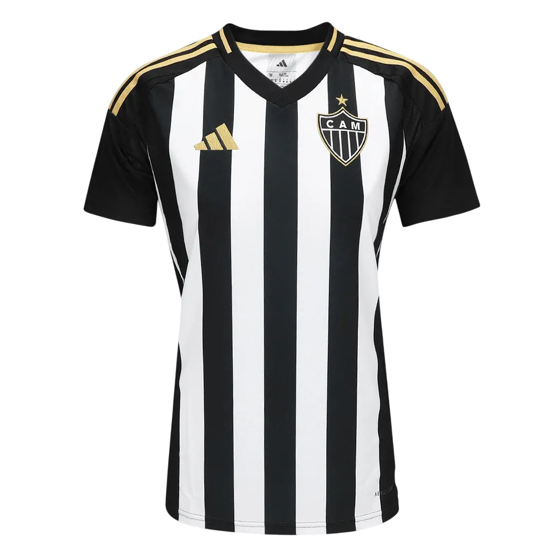 Camisa Atlético Mineiro I 2025/26 Preta e Branca Feminina - Torcedor