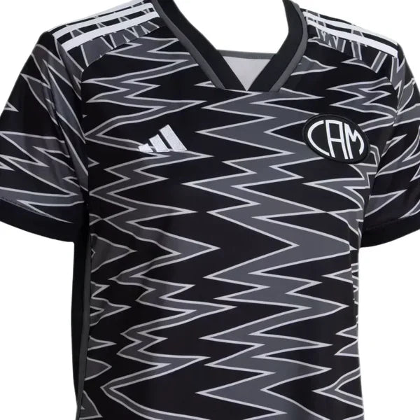 Camisa Atlético Mineiro III 2024/25 Preta Feminina - Torcedor