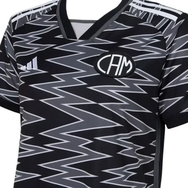 Camisa Atlético Mineiro III 2024/25 Preta Feminina - Torcedor