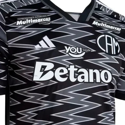 Camisa Atlético Mineiro Preta C/ Patrocínio III 2024/25 - Torcedor
