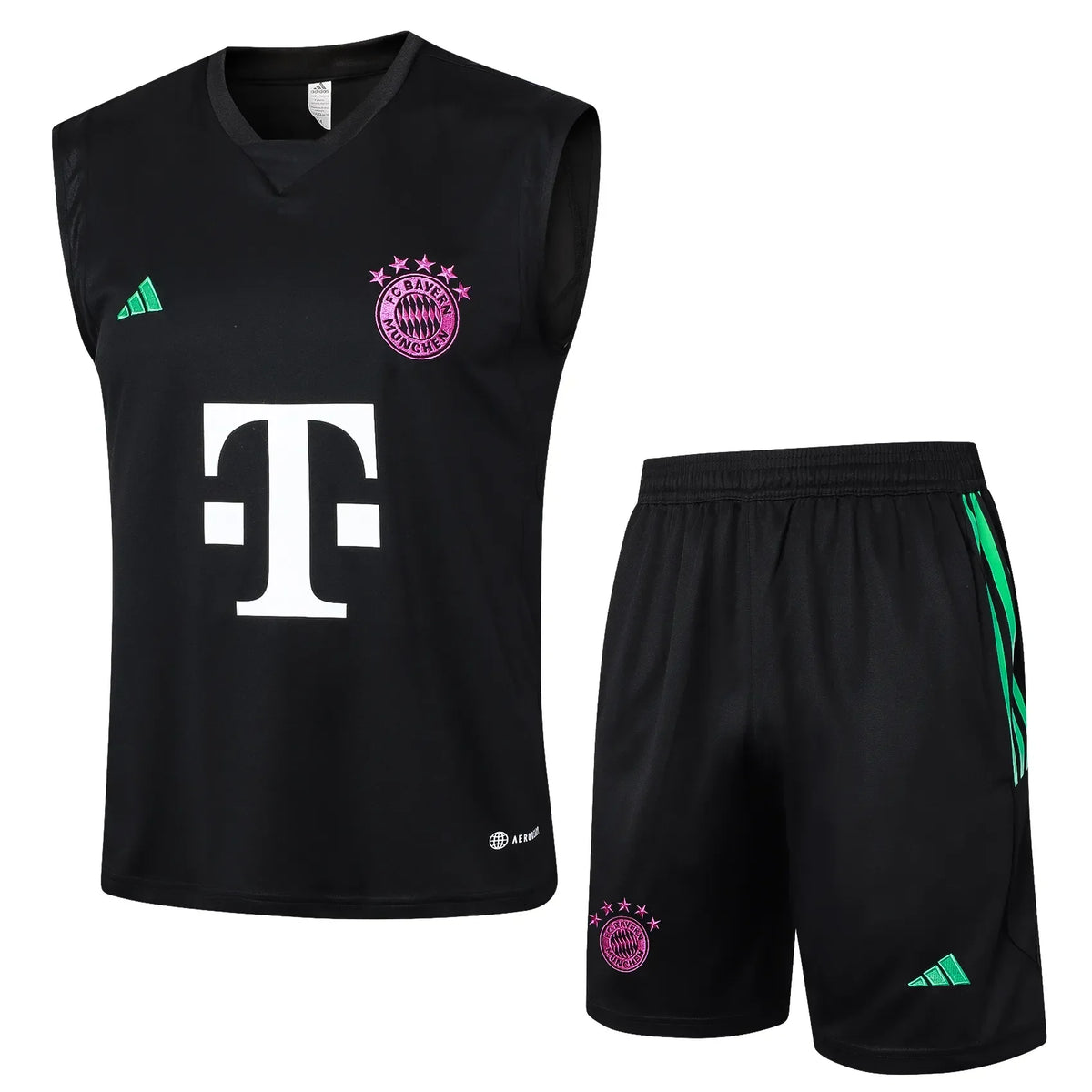 Conjunto Bayern de Munique Treino Regata 24/25 - Preto - Oliver Company