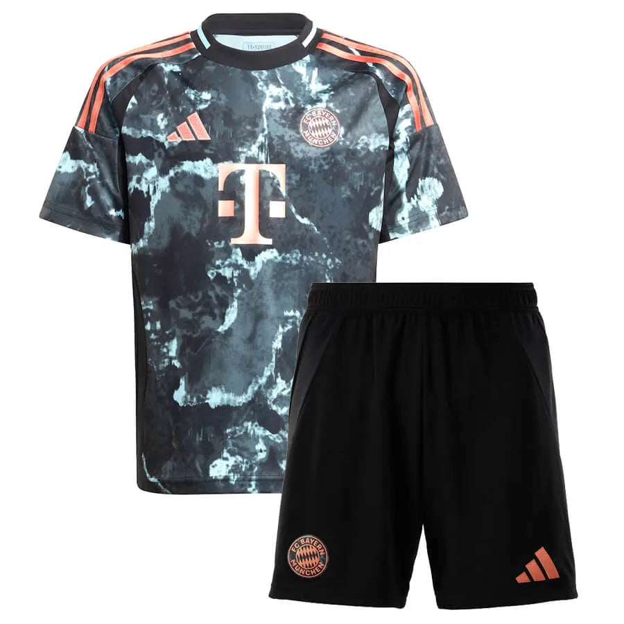Conjunto Infantil Bayern de Munique II 24/25 - Preto - Oliver Company