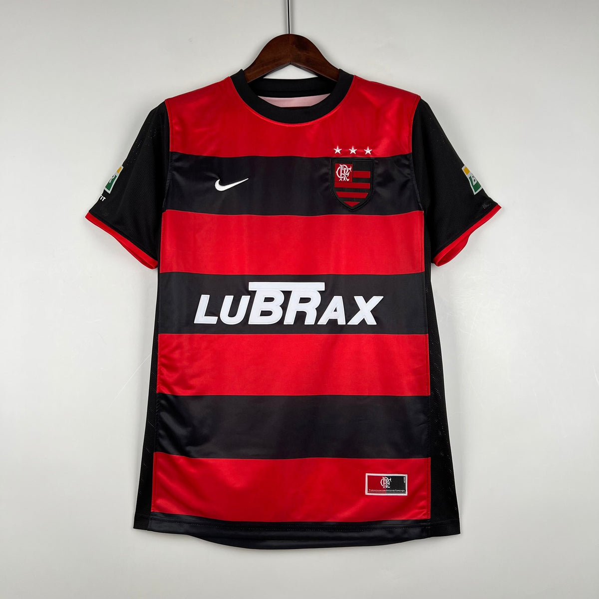 Camisa Flamengo Retrô 00/01 Vermelha e Preta - Oliver Company
