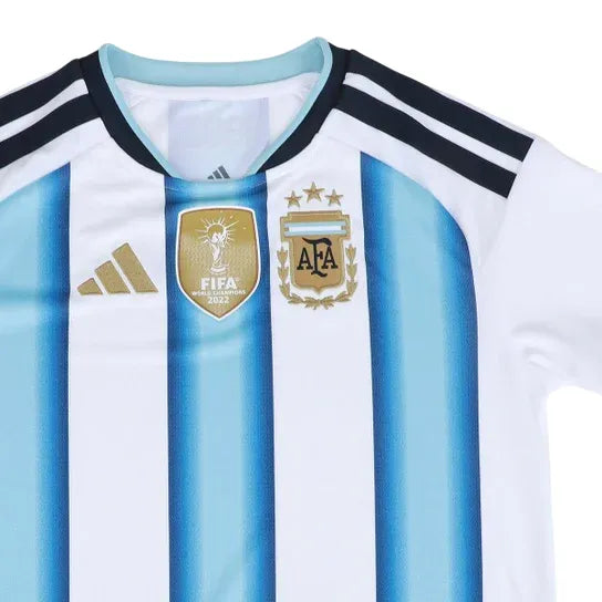 Camisa Argentina I 2026 Azul e Branca Feminina - Torcedor - foto 3