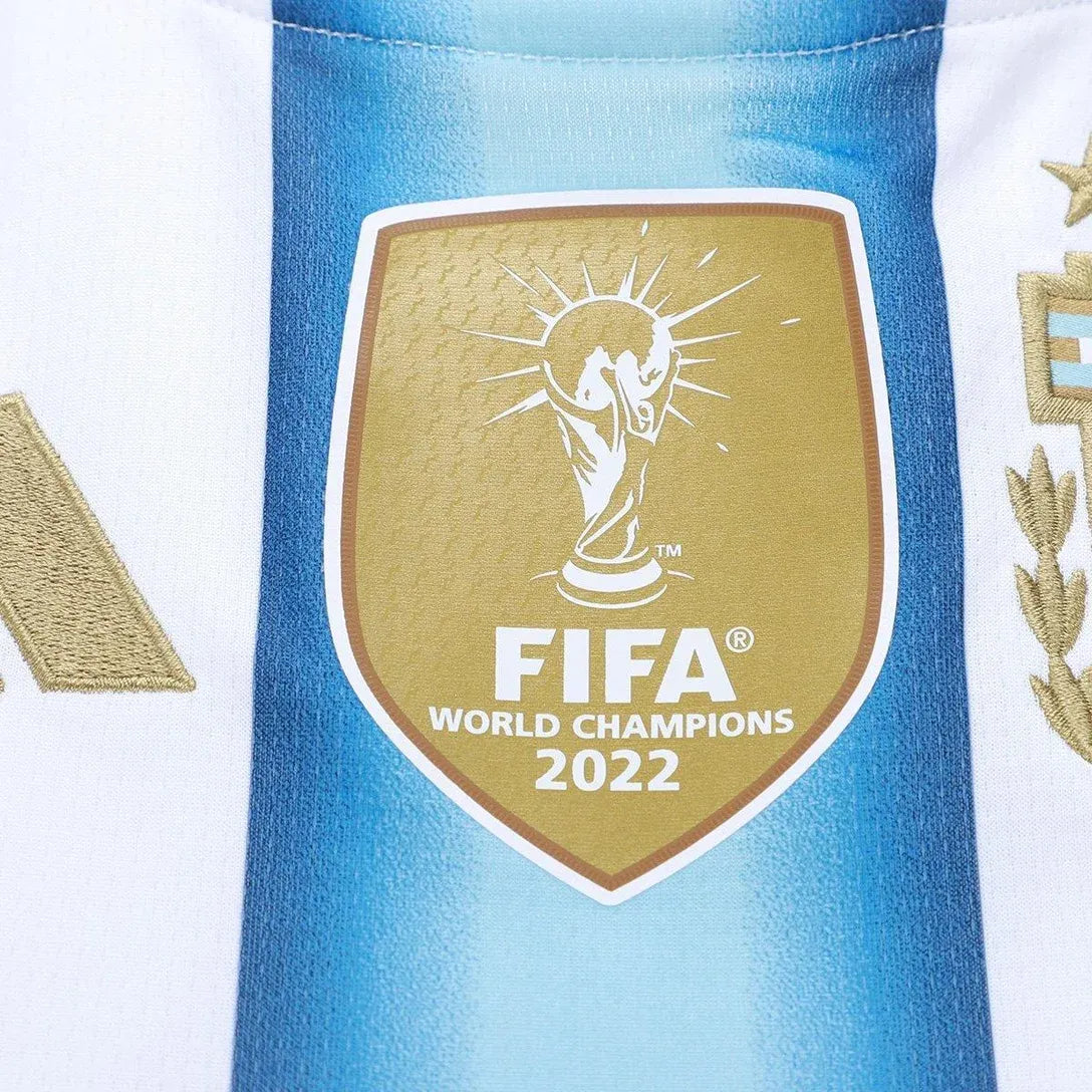 Camisa Argentina I 2026 Azul e Branca Feminina - Torcedor - foto 4