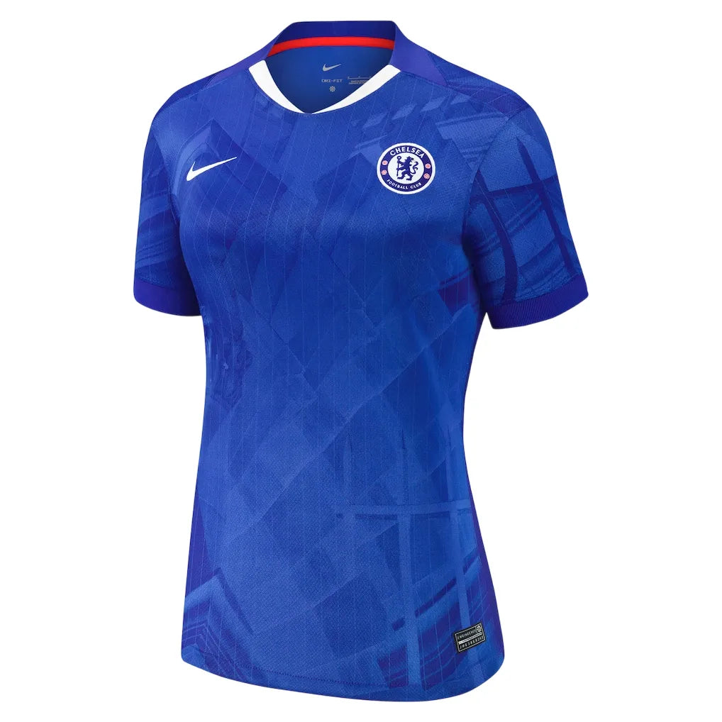 Camisa Chelsea I 2025/26 Azul Feminina - Torcedor