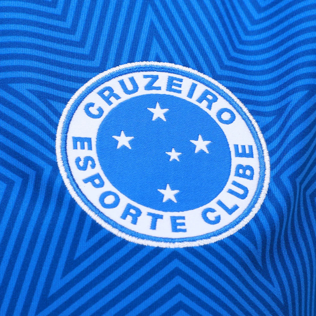 Camisa Cruzeiro Azul C/ Patrocínio I 2025/26 Feminina - Torcedor