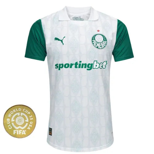 Camisa Palmeiras II 2025/26 Branca - Jogador