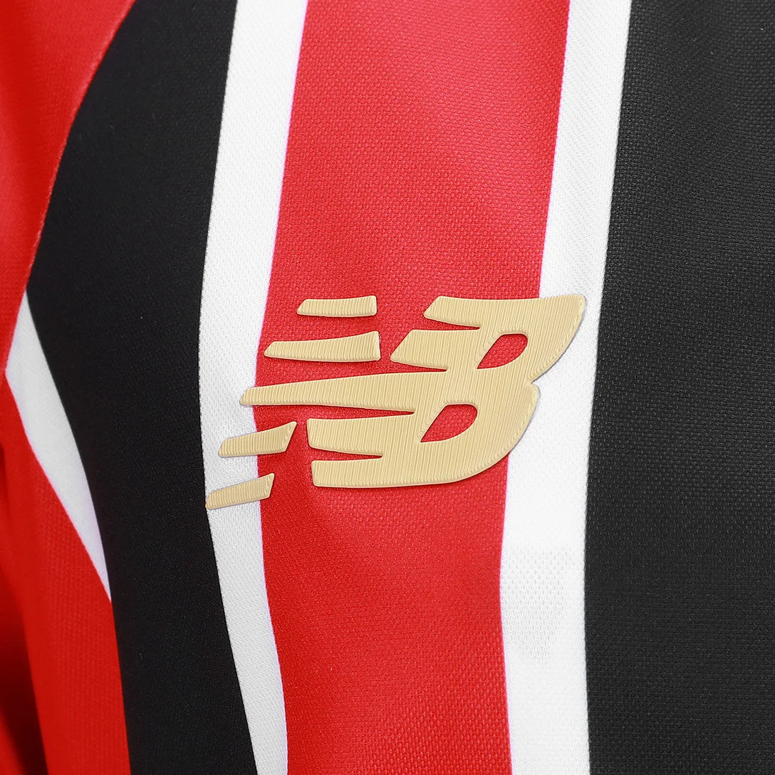 Camisa Tricolor II 2025/26 Vermelha e Preta Feminina - Torcedor