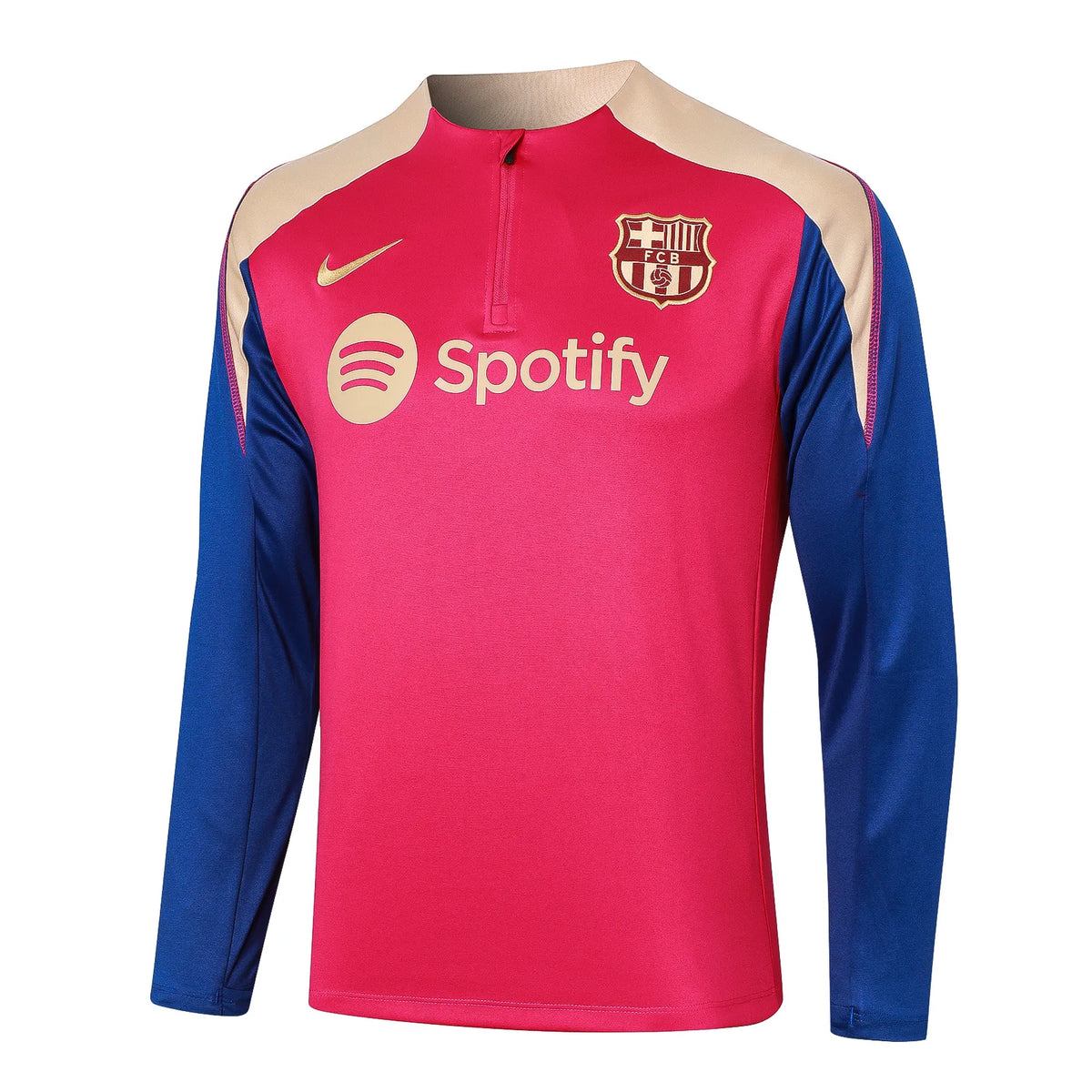 Conjunto Agasalho Treino Barcelona 24/25 - Rosa