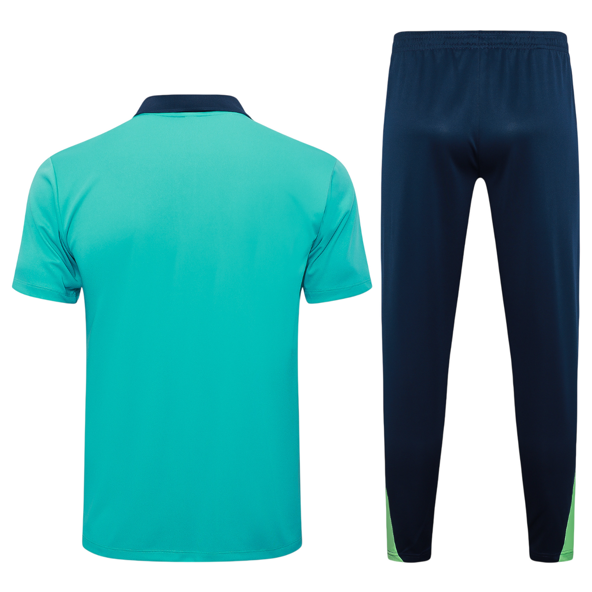 Conjunto Brasil Treino Polo 24/25 - Azul Ciano - foto 3
