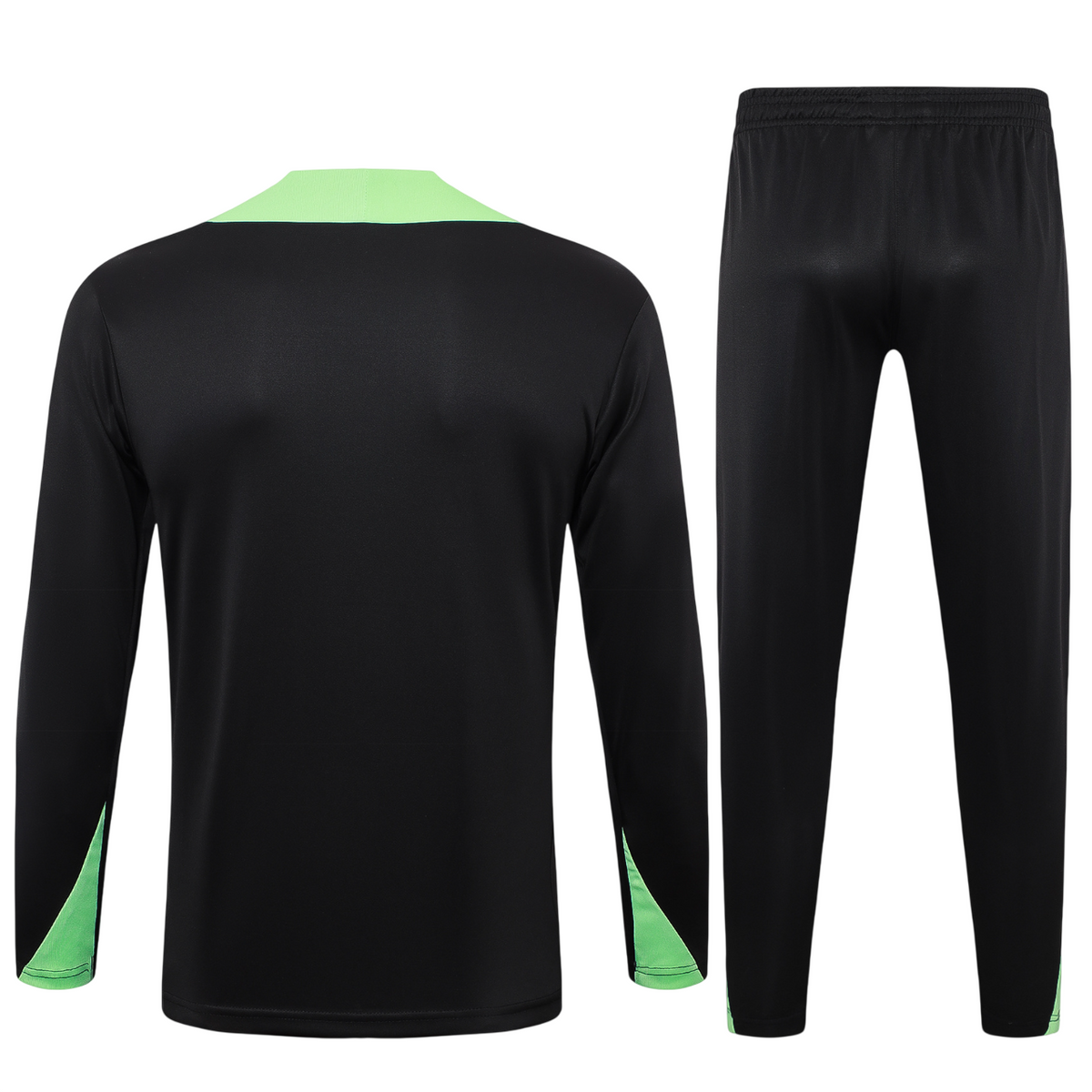 Conjunto Agasalho Treino Brasil 24/25 - Preto e Verde - foto 3