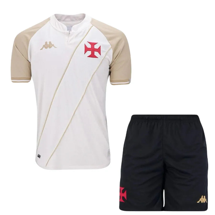 Conjunto Infantil Vasco III 24/25 - Bege - Oliver Company