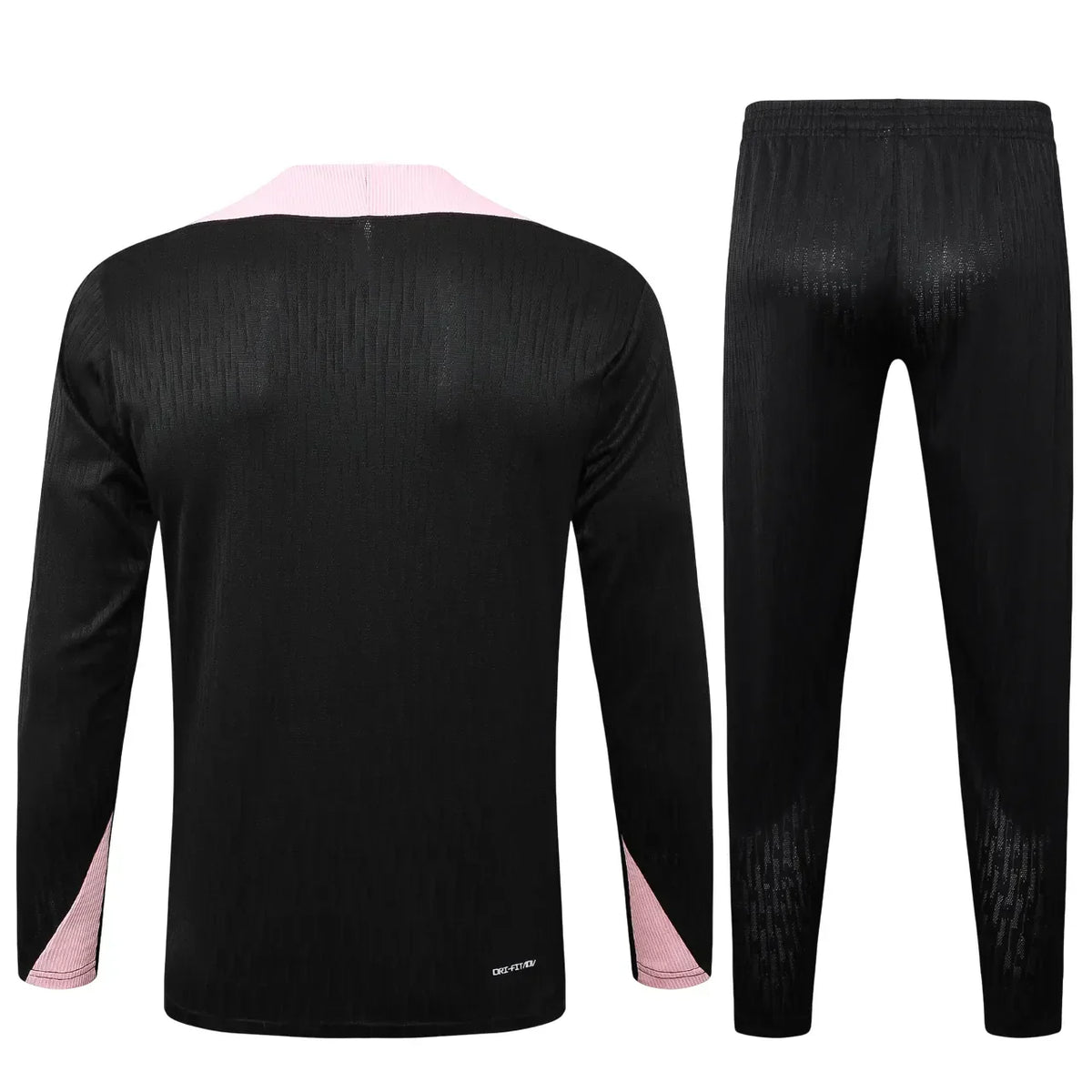 Conjunto Agasalho Treino PSG 24/25 - Preto e Rosa