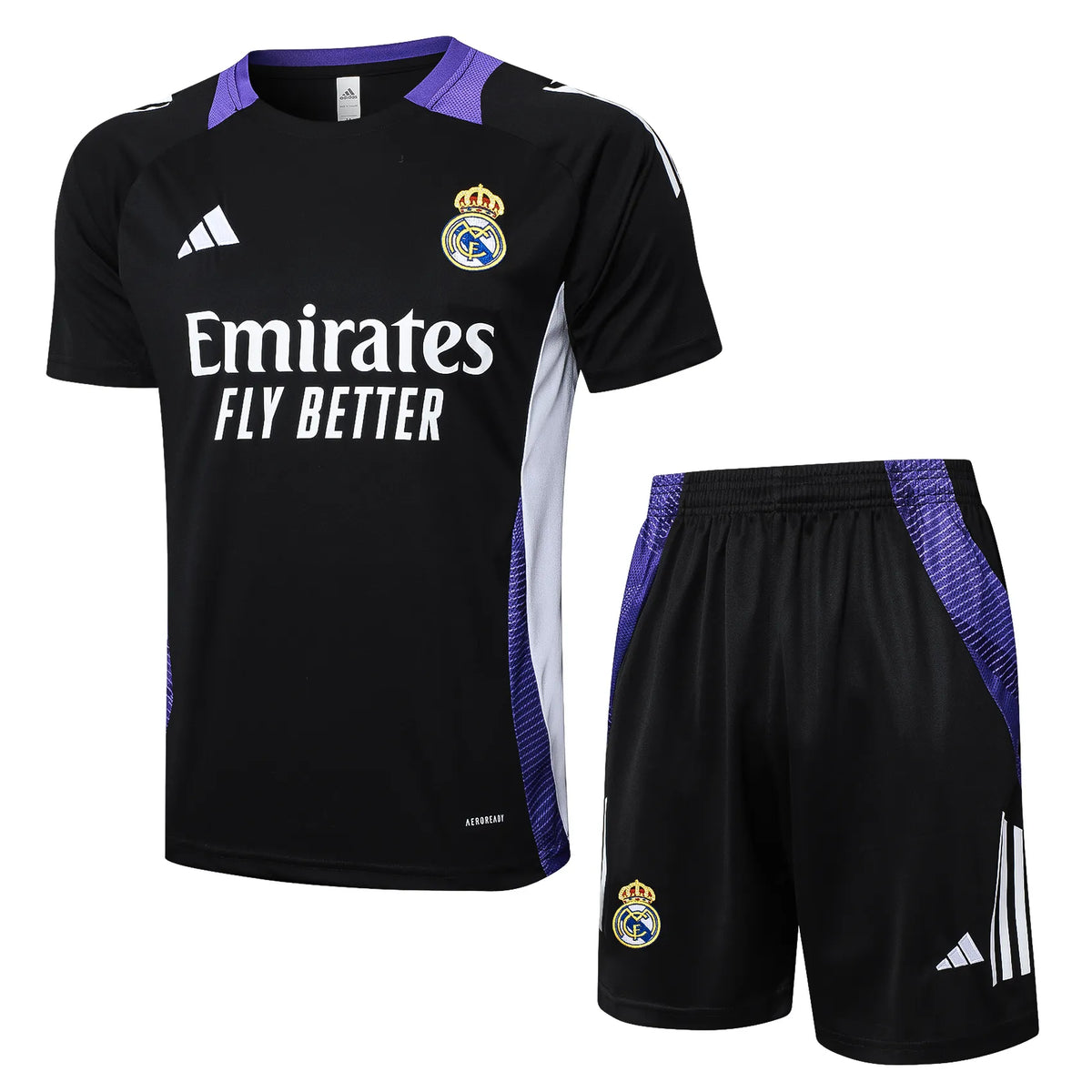 Conjunto Real Madrid Treino 24/25 - Preto - Oliver Company