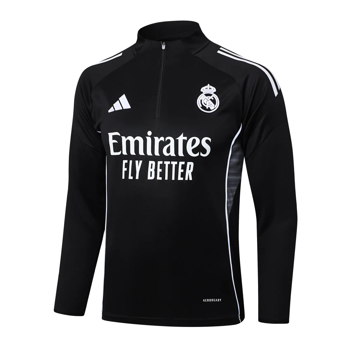Conjunto Agasalho Treino Real Madrid 25/26 - Preto - foto 3