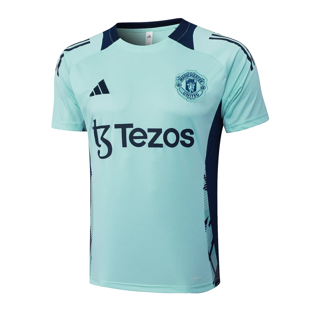 Conjunto Manchester United Treino 24/25 - Azul Turquesa - foto 3