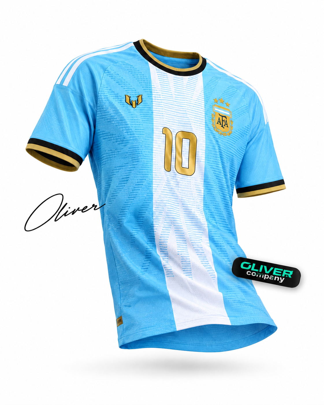 Camisa Argentina Edição Especial Messi Despedida 2026 - Torcedor
