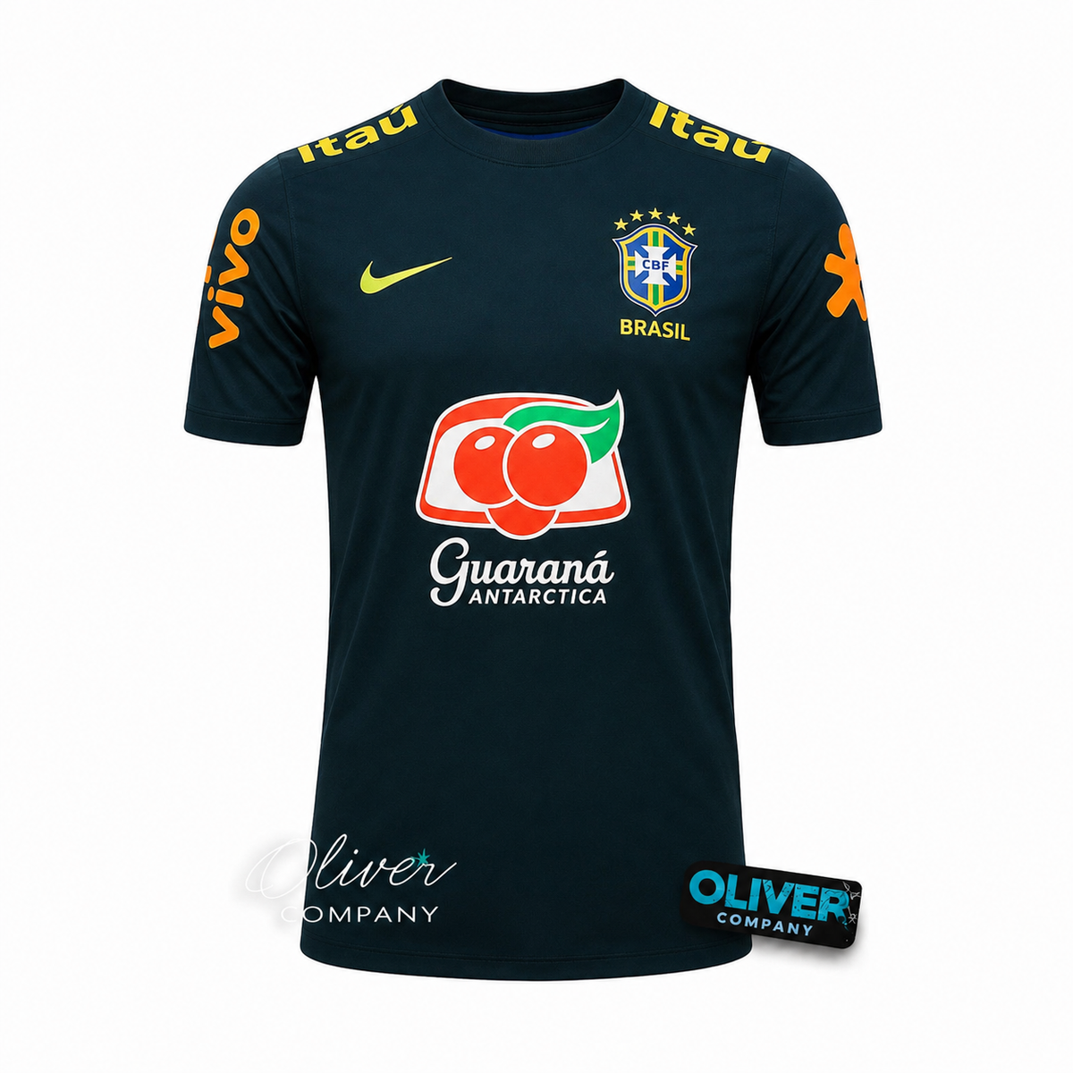 Camisa de Treino Seleção Brasil Nike - Preto